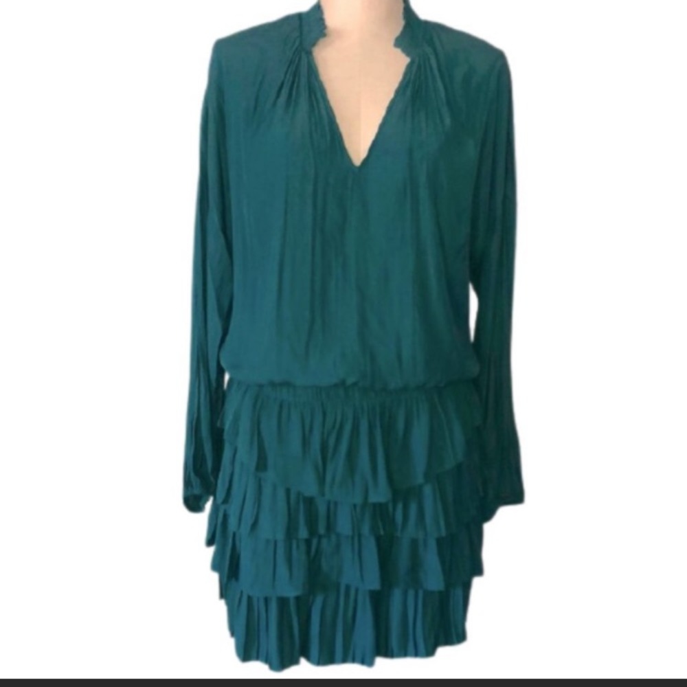 NWT Ramy Brook Juniper Mini dress green